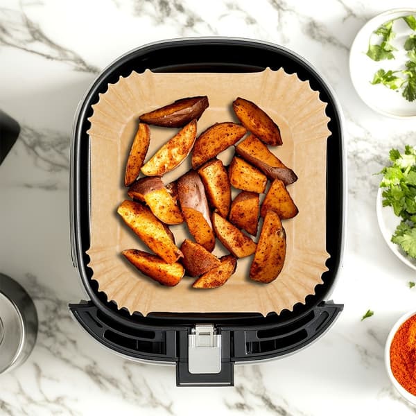 Air Fryer pappersfoder, fyrkantiga, 19x19 cm, 100 st