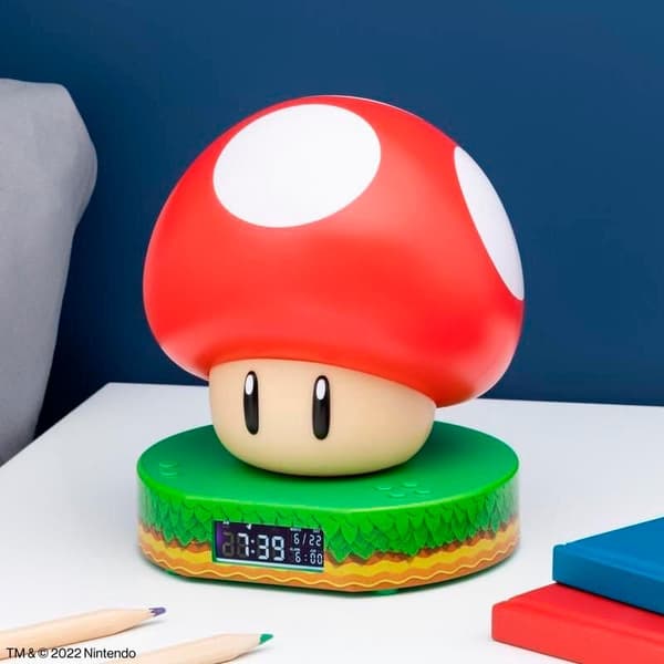 Super Mario Bros Svamp Väckarklocka