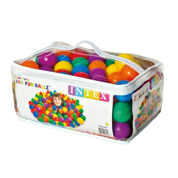 100 bolde til svømmehallen, soppebassinet, legepladsen, INTEX 49602