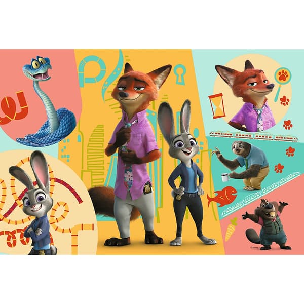 Zootropolis-pussel, 160 bitar, 41x27,5 cm