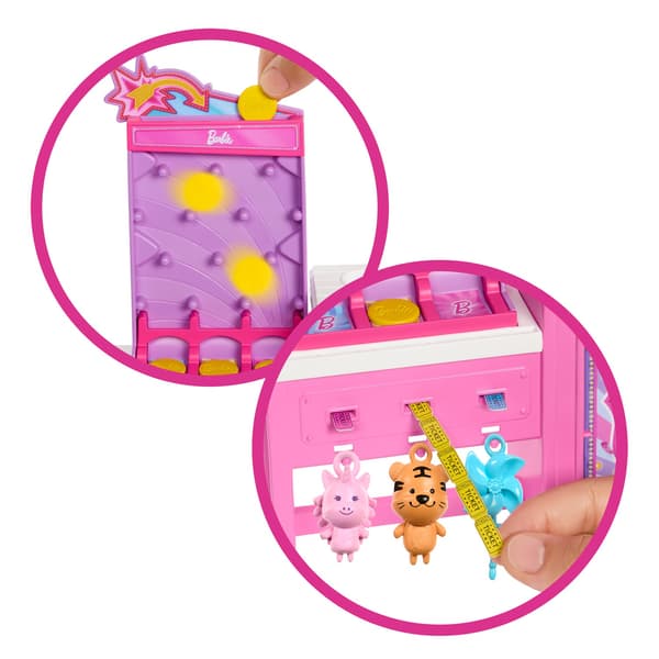 Barbie Candyfloss-legesæt med dukke og tilbehør