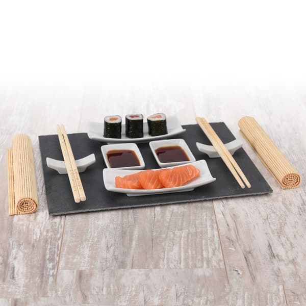 Sushisæt til to med 13 tilbehør - Perfekt gave