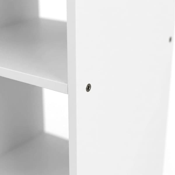 Vit hyllplan, 6 fack, 97,5x97,5x29 cm