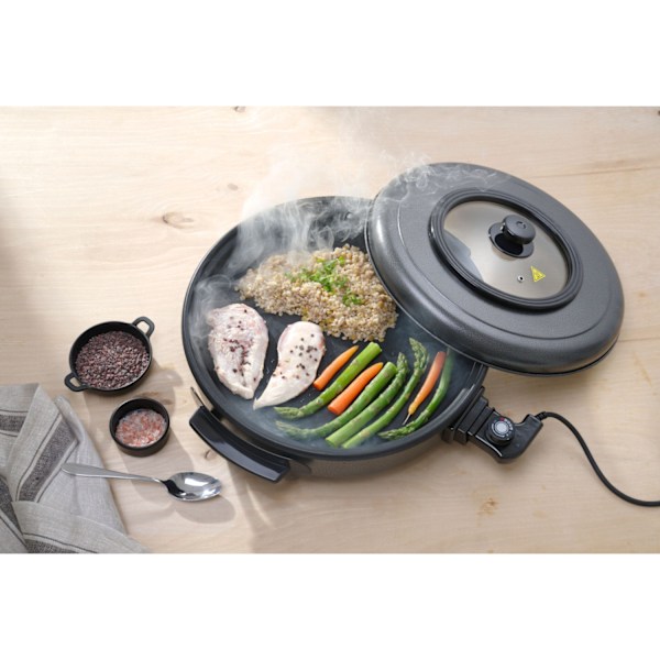Sähköinen paistinpannu paistamiseen ja leivontaan 55cm 1600W - Hendi 239605