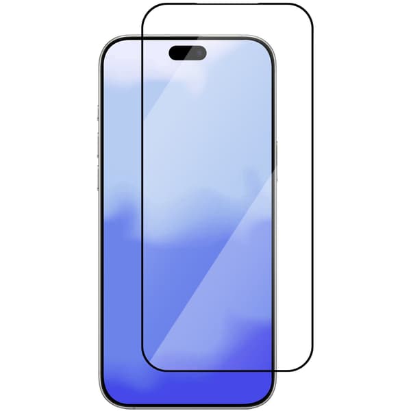 iPhone 17 Pro karkaistu lasi näytönsuoja, musta