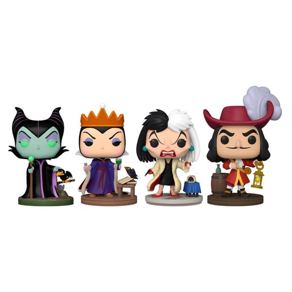 Disney Villains POP-pakke - 4 samleobjekter
