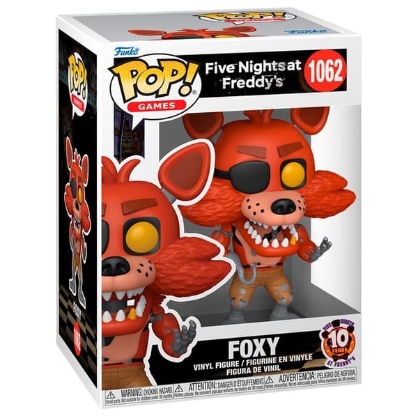 Five Nights at Freddy's Foxy Action Figuuri, 5 tuumaa pitkä