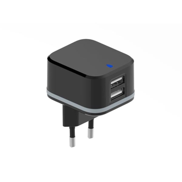 Kompakt oplader med dobbelt usb-udgang - 5 V - 3,4 A Maks. (2,4 + 1 A) - 17 W Maks.