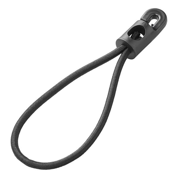 Elastisk ögla med plastkrok - set med 10 delar