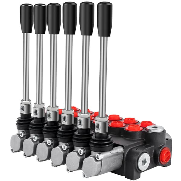 Hydraulisk riktningsventil, 6 spolar 11 GPM 3600 PSI