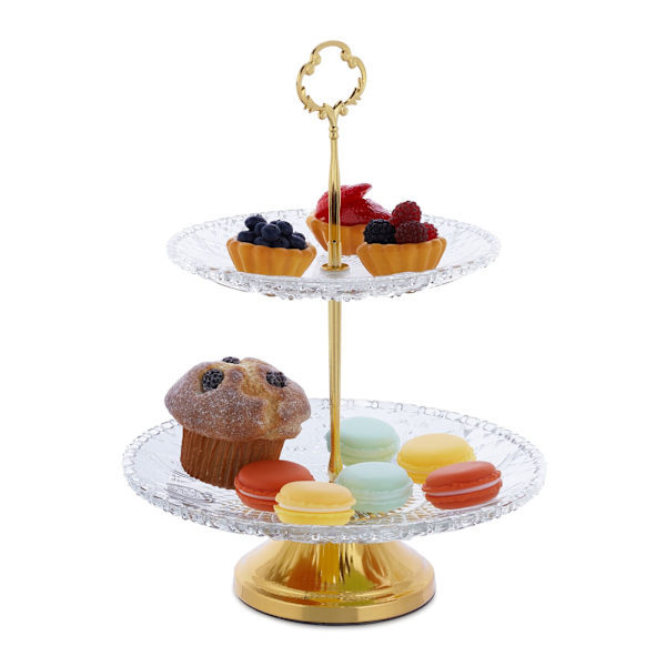 2-lags glas etagere