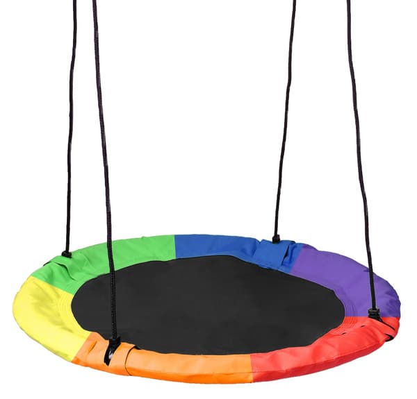 Trädgårdsgunga, flerfärgad, 100 cm diameter