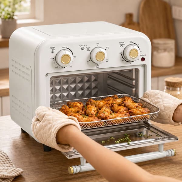 12L Air Fryer Ugn, 5 Program, Diskmaskinssäker, 1200W