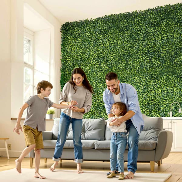 Väggpanel av konstgräs 60 x 120 tum, PE-skärm