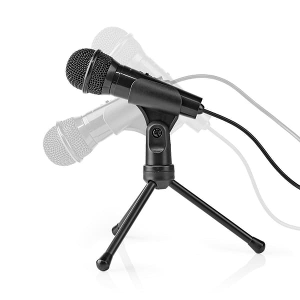 Mikrofon | Brugt til: Desktop / Notebook / Smartphone / Tablet | Kabel | 1x 3.5 mm