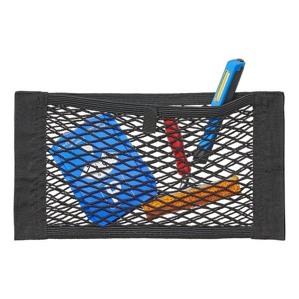 Opbevaringsnet elastik 40x25cm dobbelt med velcrolukning NS-6