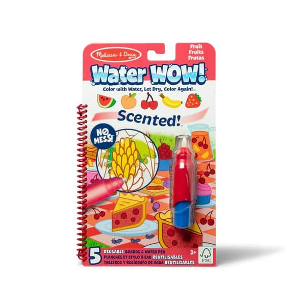 Water Wow fruktdoftande målarblock med penna
