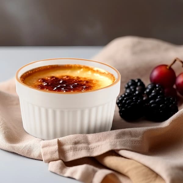 Keramisk ramekin, 9 cm, 180 ml – ugns- och mikrovågssäker