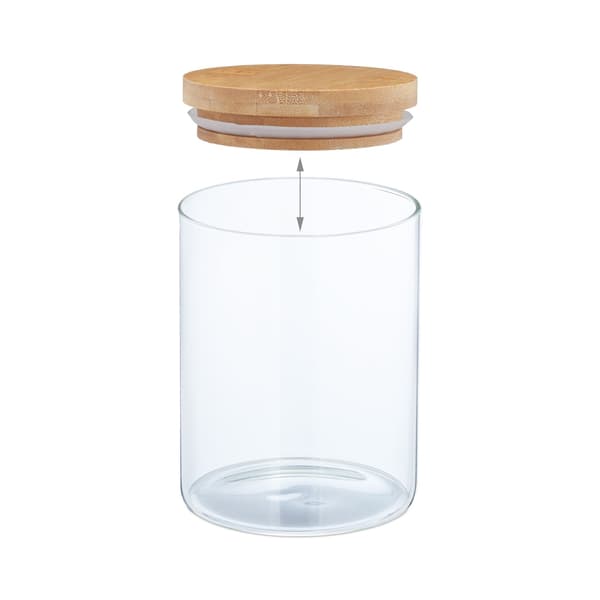 4 stk. Opbevaringsglas 750 ml