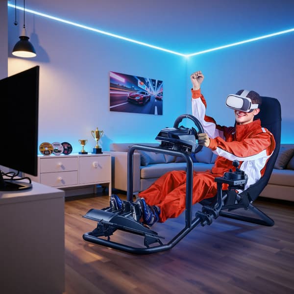 Ratstativ til cockpitsæde, passer til Logitech Thrustmaster