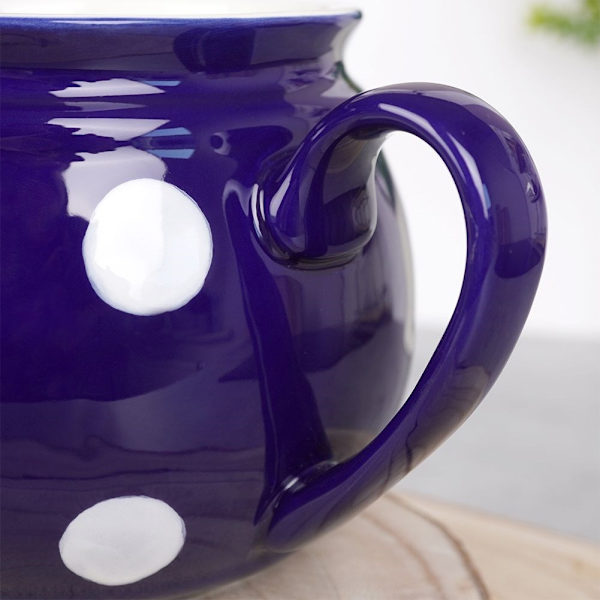 Stort keramikkrus til kaffe, te og varme drikke