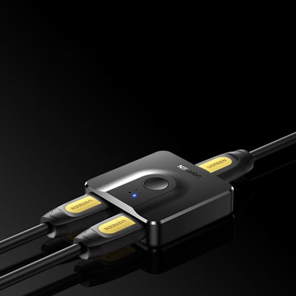 Switch HDMI splitter switch - 2x HDMI 4K 60Hz svart