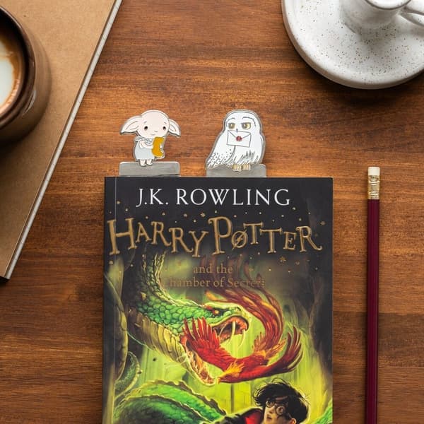 Harry Potter-bogmærkesæt med 4, perfekt til læsere