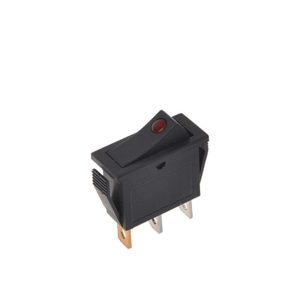 Vippströmbrytare LED röd 12V / 24V-max. 10A i blister