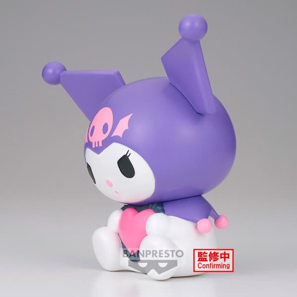 Kuromi Softmates figur, 14 cm samlelegetøj