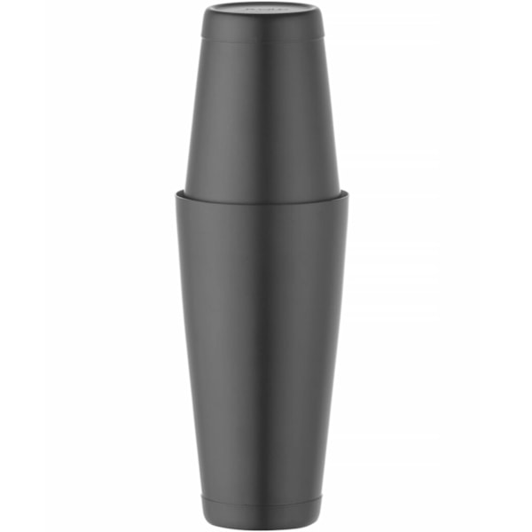 2-delt Boston shaker til drinks og cocktails Tin on Tin 0,8 l - sort