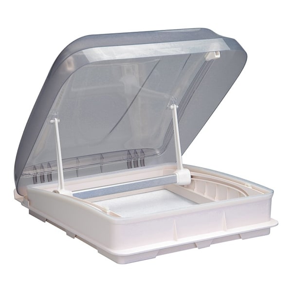 Taglem 400x400 mm uden permanent ventilation transparent led