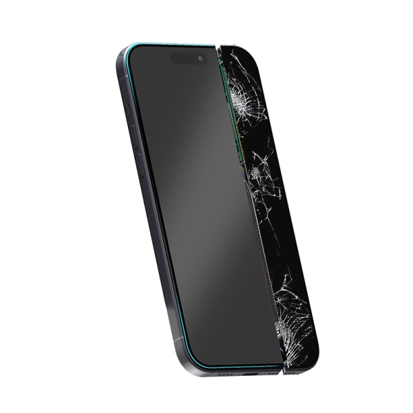 Crong Nano Glass - Rikkoutumaton hybridilasi iPhone 15