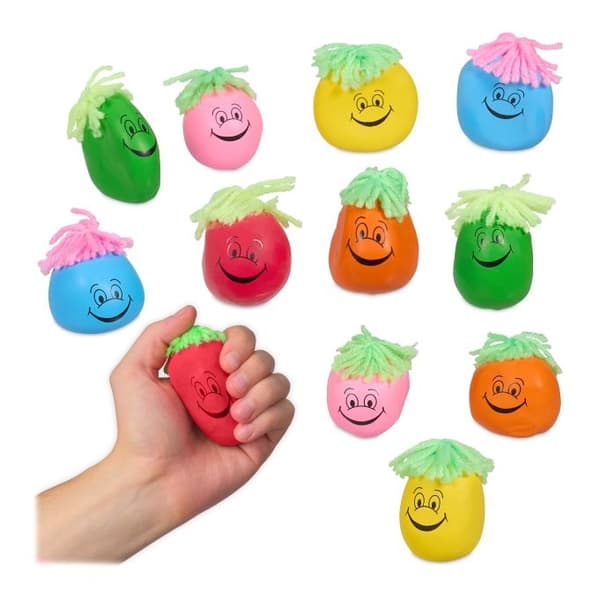 Stressboll 6 cm 12-pack