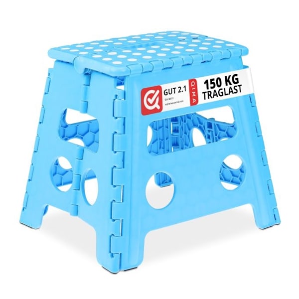 Fällbar pall blå