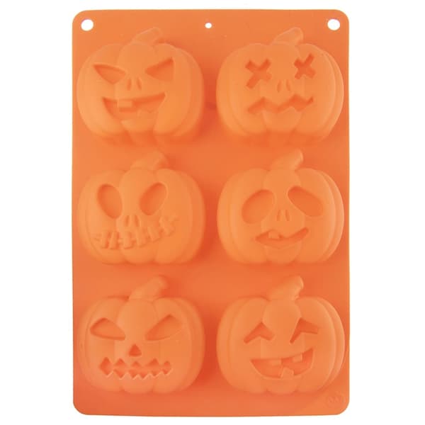 Halloween Græskar Silikone Cookie Form, 25x18x3 cm