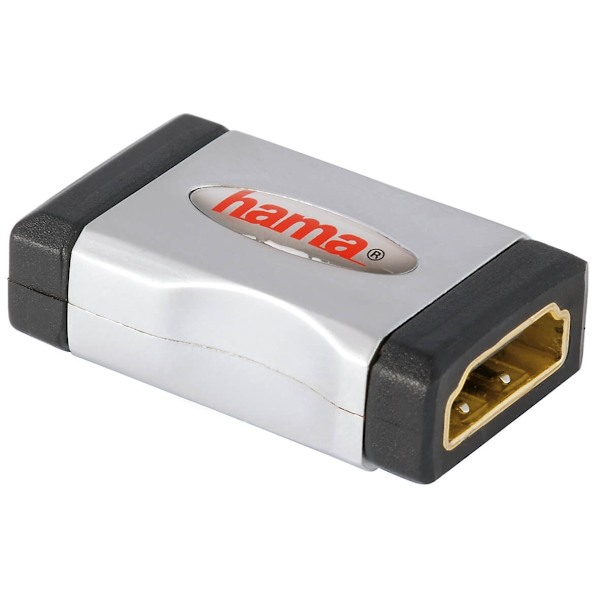 HAMA Adapter HDMI Hona-Hona Guld Svart