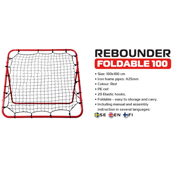 Rebounder Jalkapallo 100*100cm