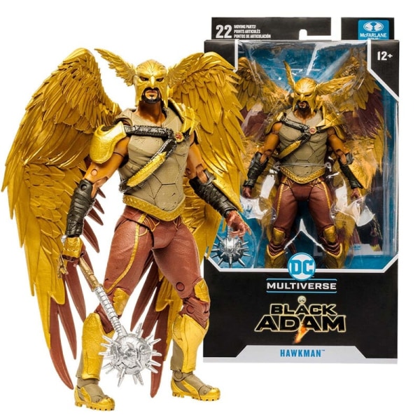 DC Comics Multiverse Black Adam Hawkman hahmo 17cm