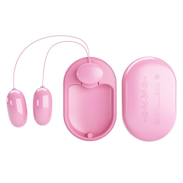 Fun Box Vibrerande Kulor med Remote Pink USB