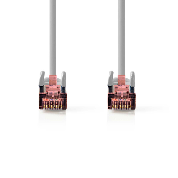 CAT6 Nätverkskabel | RJ45 hane | RJ45 hane | S/FTP | 30.0 m | Rund | LSZH | Grå | Låda