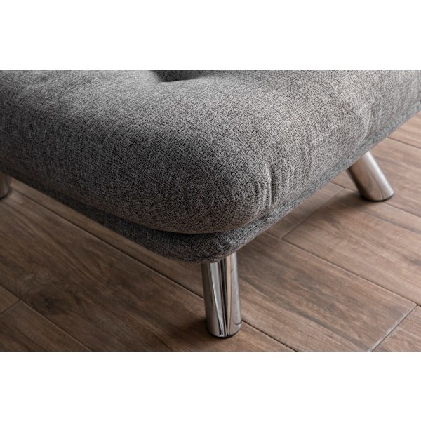 1-sits bäddsoffa Misa Small Solo - Ljusgrå