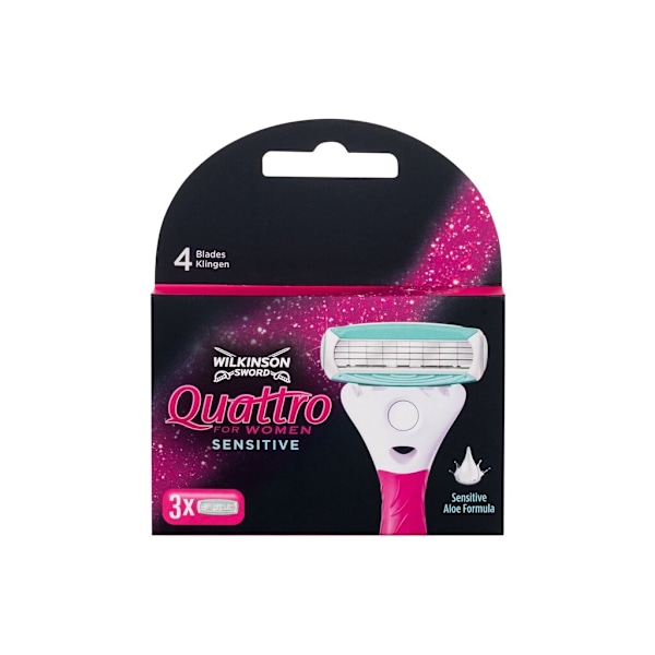 Wilkinson Sword - Quattro For Women Sensitive - For Women, 3 pc