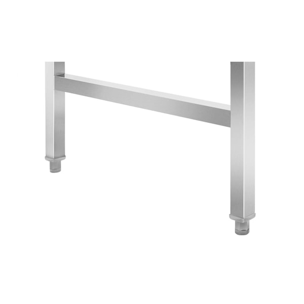 Sammenklappeligt arbejdsbord i rustfrit stål 120 x 60 cm op til 120 kg Royal Catering RCAT-120K