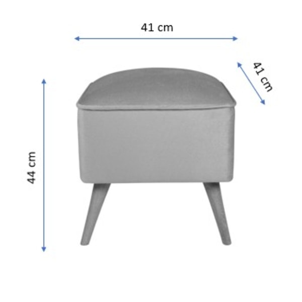 Pouffe New Bern - keltainen