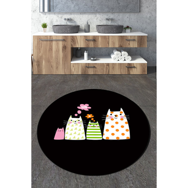 Bademåtte Four Cats Circle Djt 100