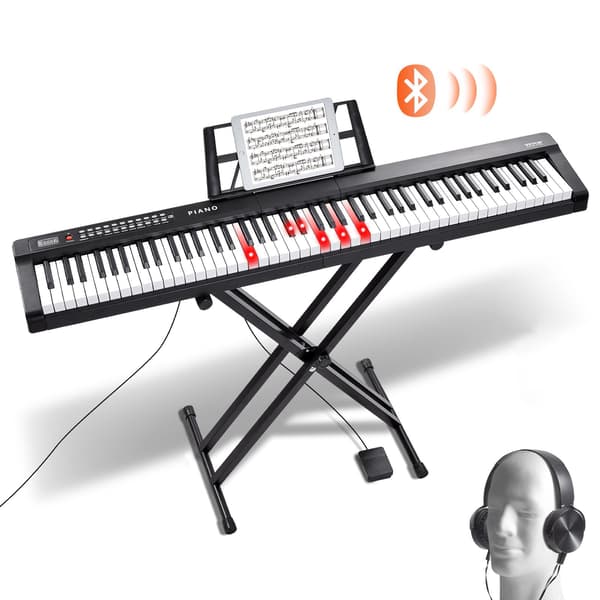 88-tangenters digitalpiano, halvviktat, Bluetooth MIDI