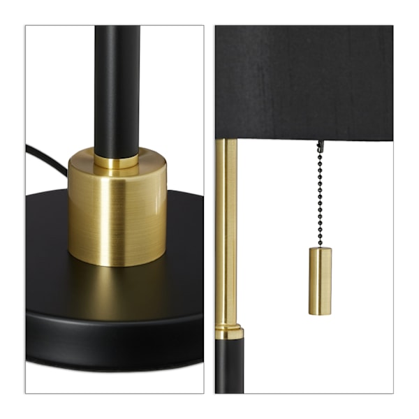 Bordlampe med trækkontakt
