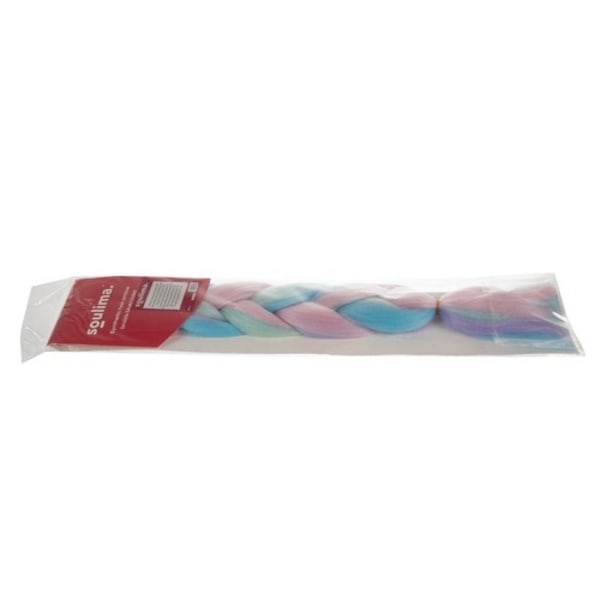 Syntet hår ombre blue/fiol Soulima 21366