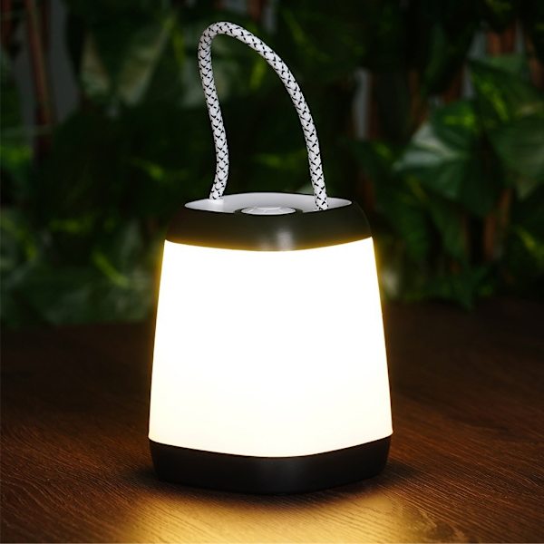Kannettava LED-lamppu akulla ja kolmella valotilalla