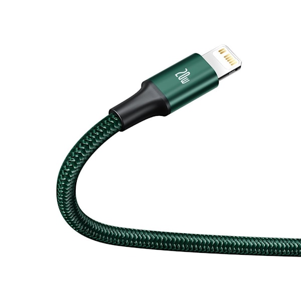Rapid 3in1-kabel USB-C - USB-C / Lightning / micro USB 20 W 1,5 m grön